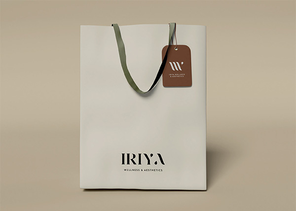 Iriya Wellness & Aesthetics branded bag