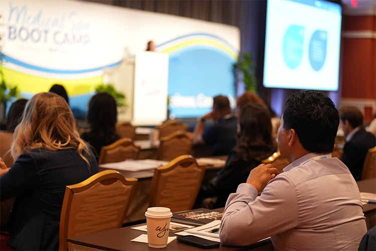 Med spa professional attending the Medical Spa Boot Camp at MSS.