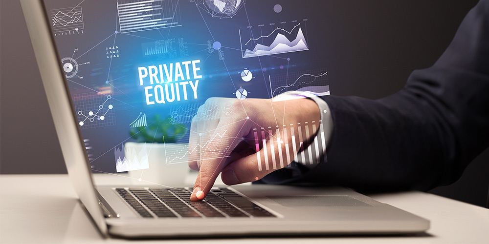 Private Equity data comes out of a laptop