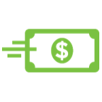 You get paid in two business days.