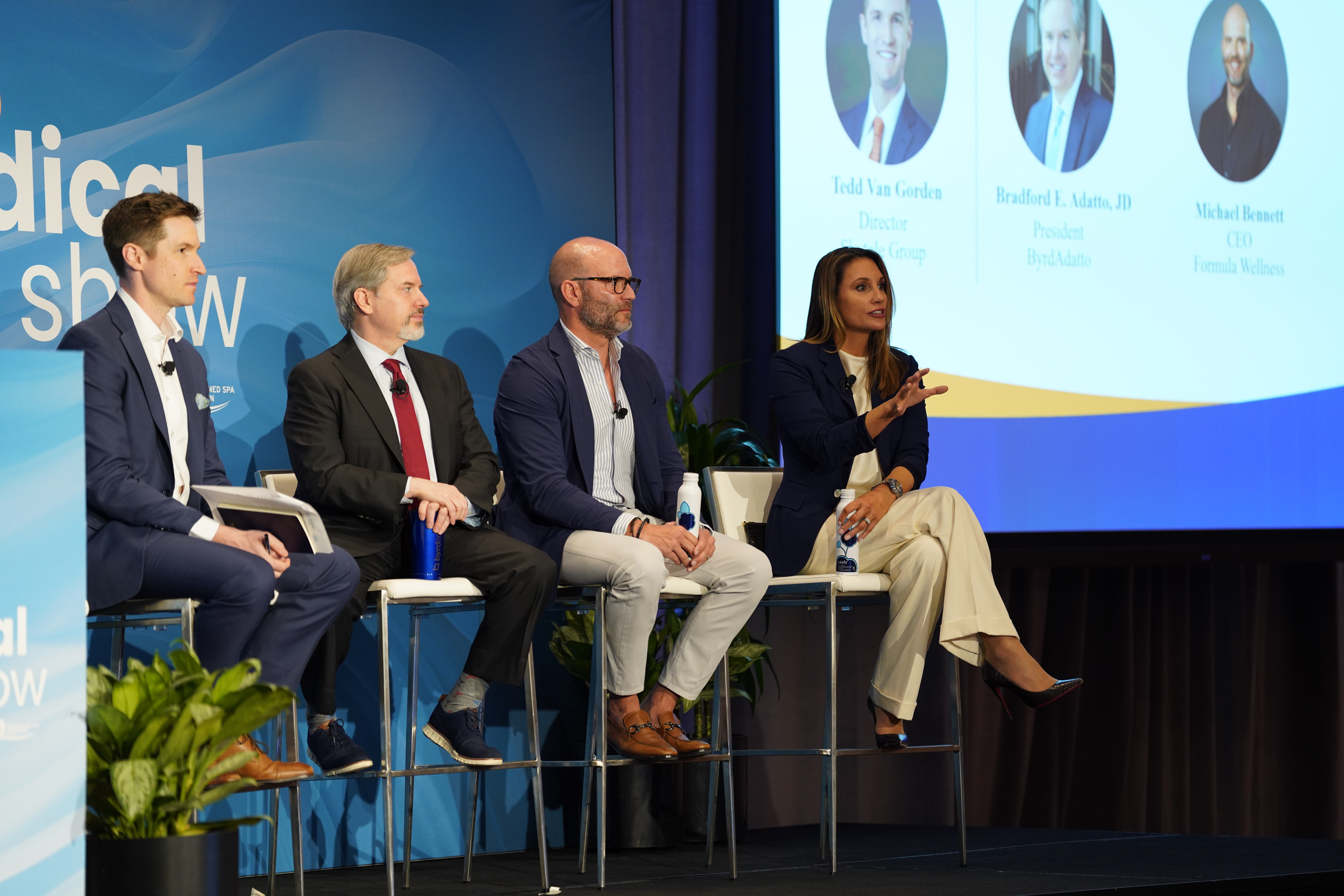 Representatives from Skytale Group, ByrdAdatto and leading wellness companies speak at MSS 2025.